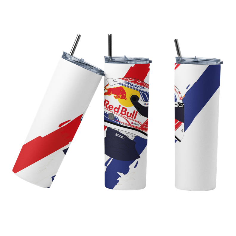 Termo Botella Termica F1 RedBull Casco Verstappen Mug-2