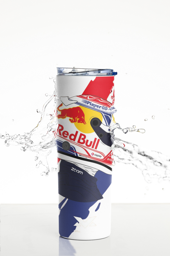 Termo Botella Termica F1 RedBull Casco Verstappen Mug-4