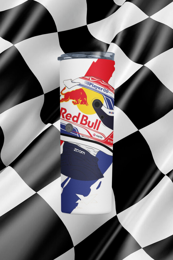 Termo Botella Termica F1 RedBull Casco Verstappen Mug-5