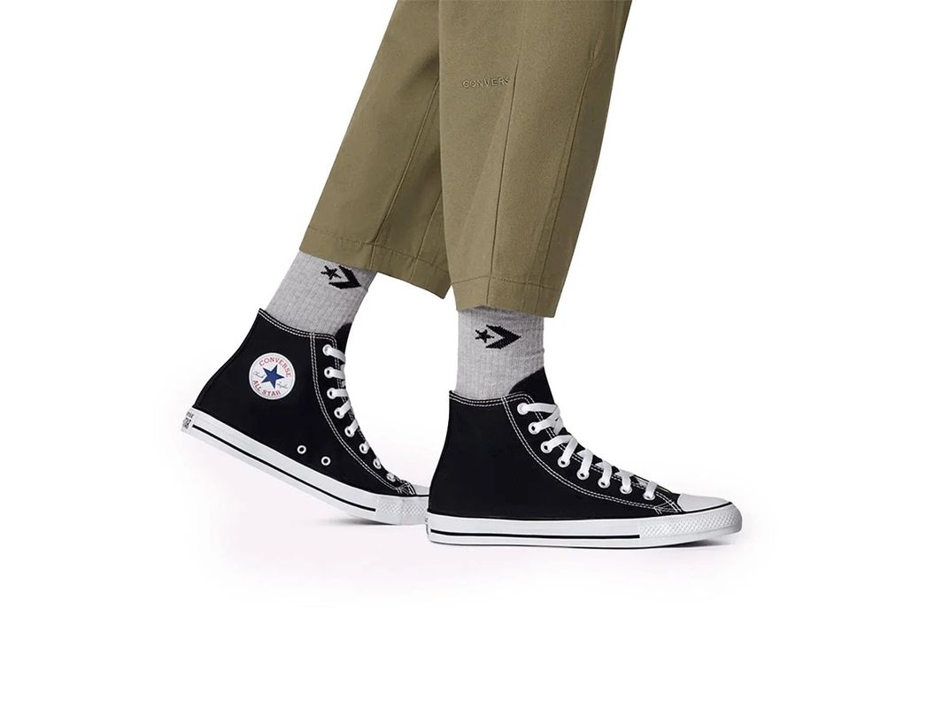 Zapatilla Converse Chuck Taylor Classic Mujer Negro hi-2