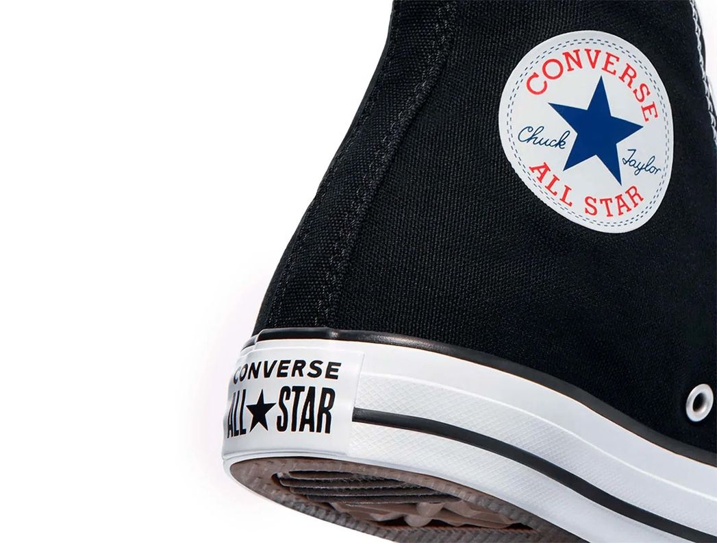 Zapatilla Converse Chuck Taylor Classic Mujer Negro hi-3