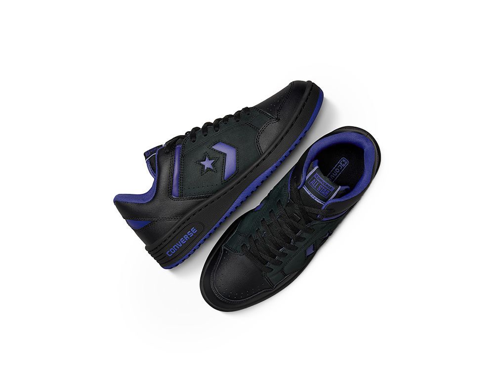 Zapatilla Converse Weapon Hombre Negro - Azul-3