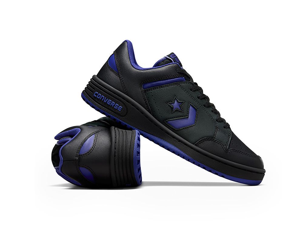 Zapatilla Converse Weapon Hombre Negro - Azul-6