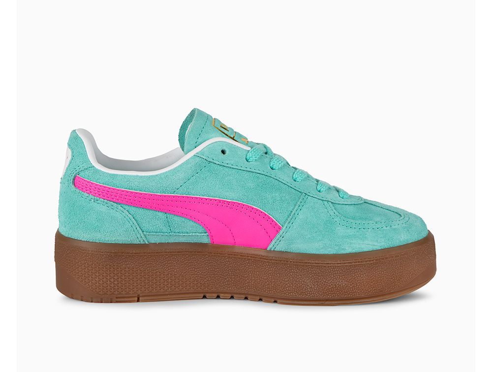 Zapatilla Puma Palermo Elevata Mujer Celeste/Gum-0