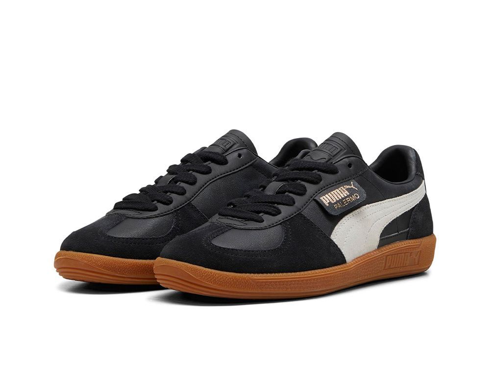 Zapatillas Puma Palermo Lth Mujer Negro-4