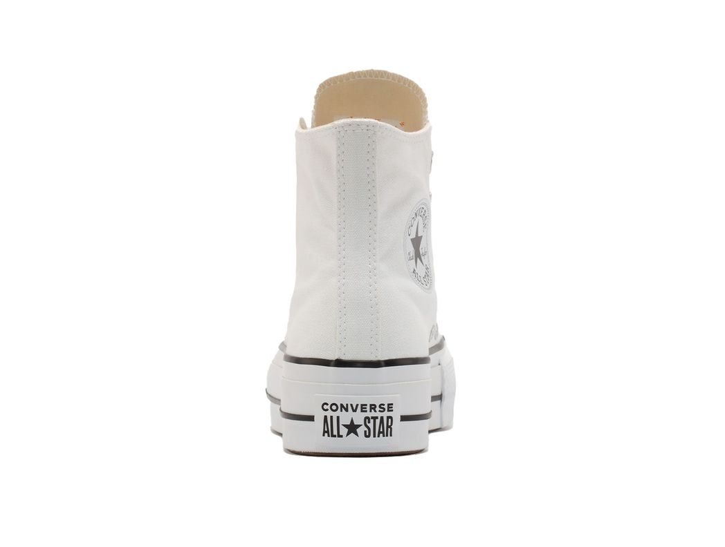 Zapatilla Converse Chuck Taylor Hi Plataforma Mujer Blanco-4