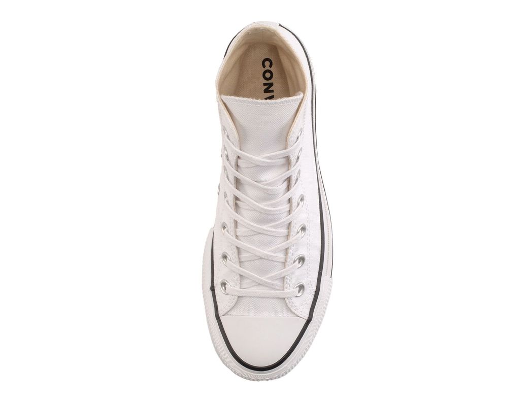 Zapatilla Converse Chuck Taylor Hi Plataforma Mujer Blanco-5