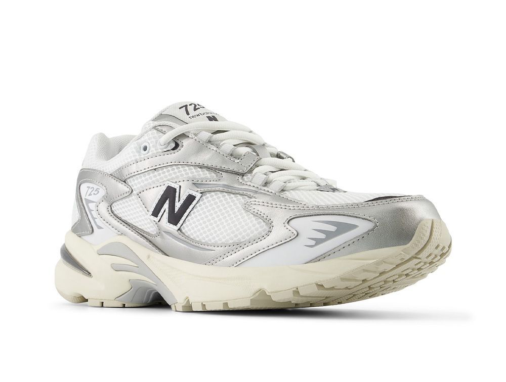 Zapatilla New Balance 725 Unisx Blanco - Gris -Negro New Balance