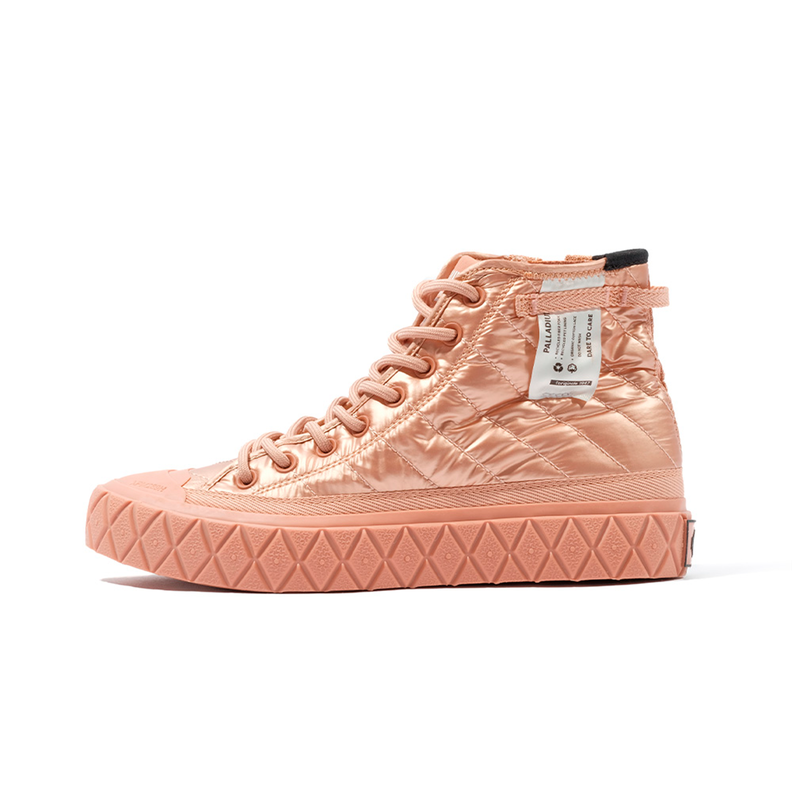 Zapatilla Mujer Palladium Palla Ace Re-Qulit Oro Rosa-3