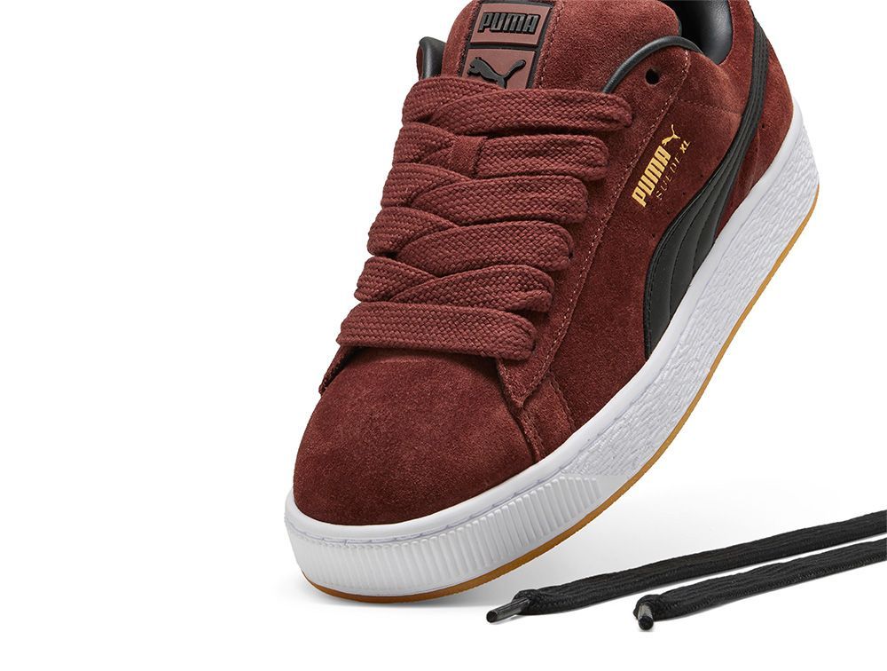 Zapatilla Puma Suede Xl Hombre Burdeo-1