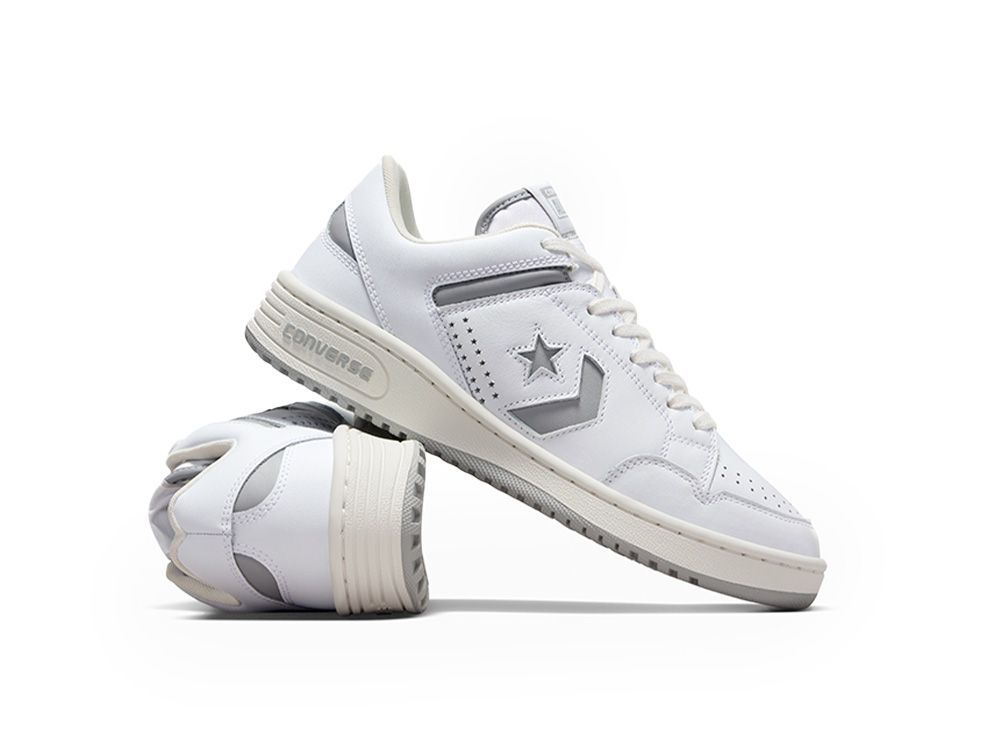 Zapatilla Converse Weapon Hombre Blanco - Gris-6