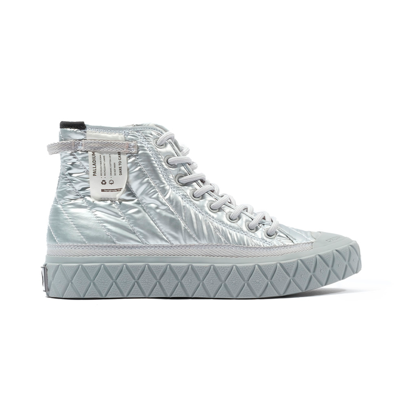 Zapatilla Mujer Palladium Palla Ace Re-Qulit Gris-0