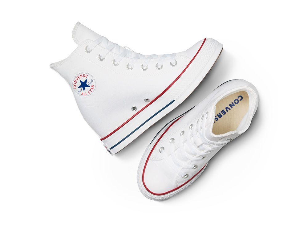 Zapatilla Converse Chuck T Wedge Mujer Blanco-3