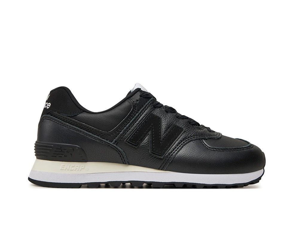 Zapatilla New Balance 574 Mujer Negro - Blanco-0