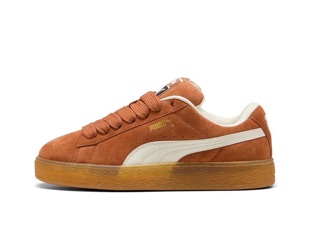 Zapatilla Puma Suede Xl Hombre Café-4