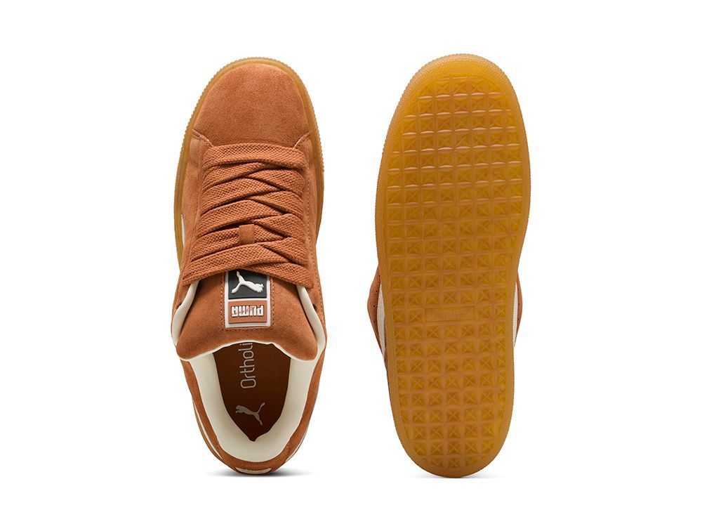 Zapatilla Puma Suede Xl Hombre Café-5