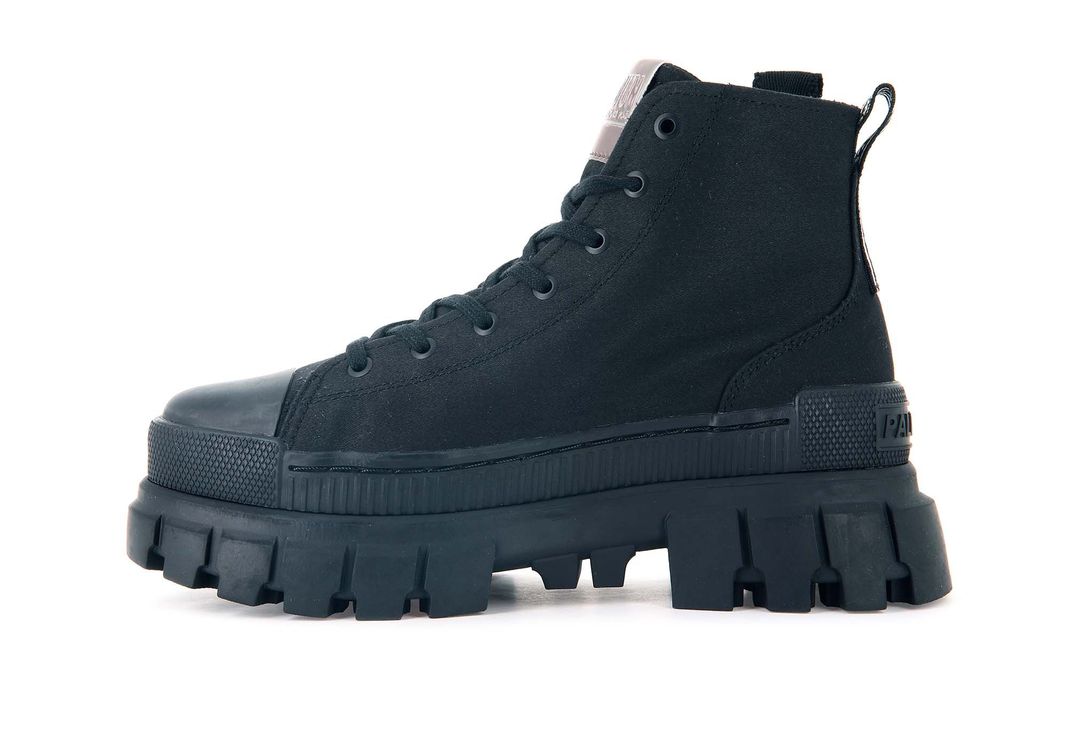Zapatilla Palladium Revolt Hi Tx Mujer Negro-1