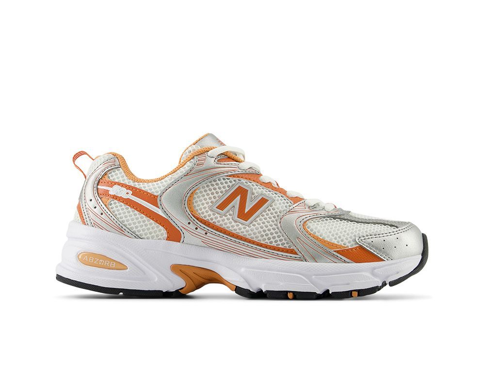 Zapatilla New Balance 530 Unisex Blanco-Naranjo-0