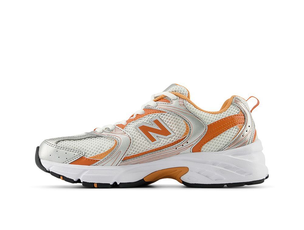 Zapatilla New Balance 530 Unisex Blanco-Naranjo-1