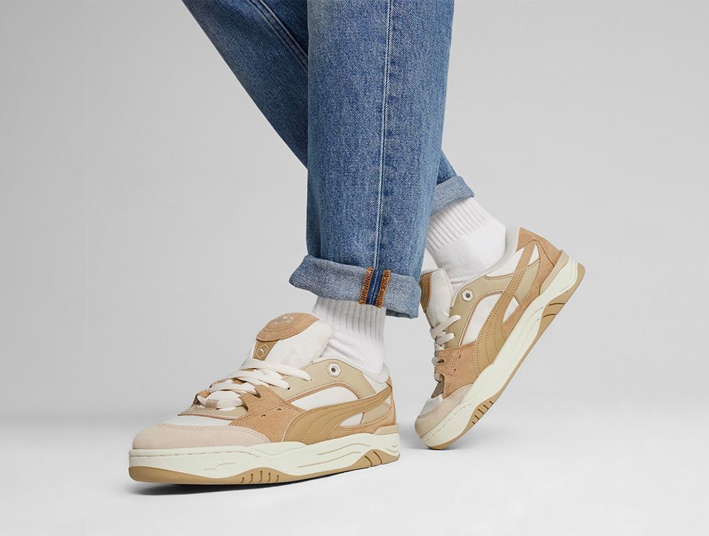 Zapatillas Puma 180 Unisex Beige - Blanco-3