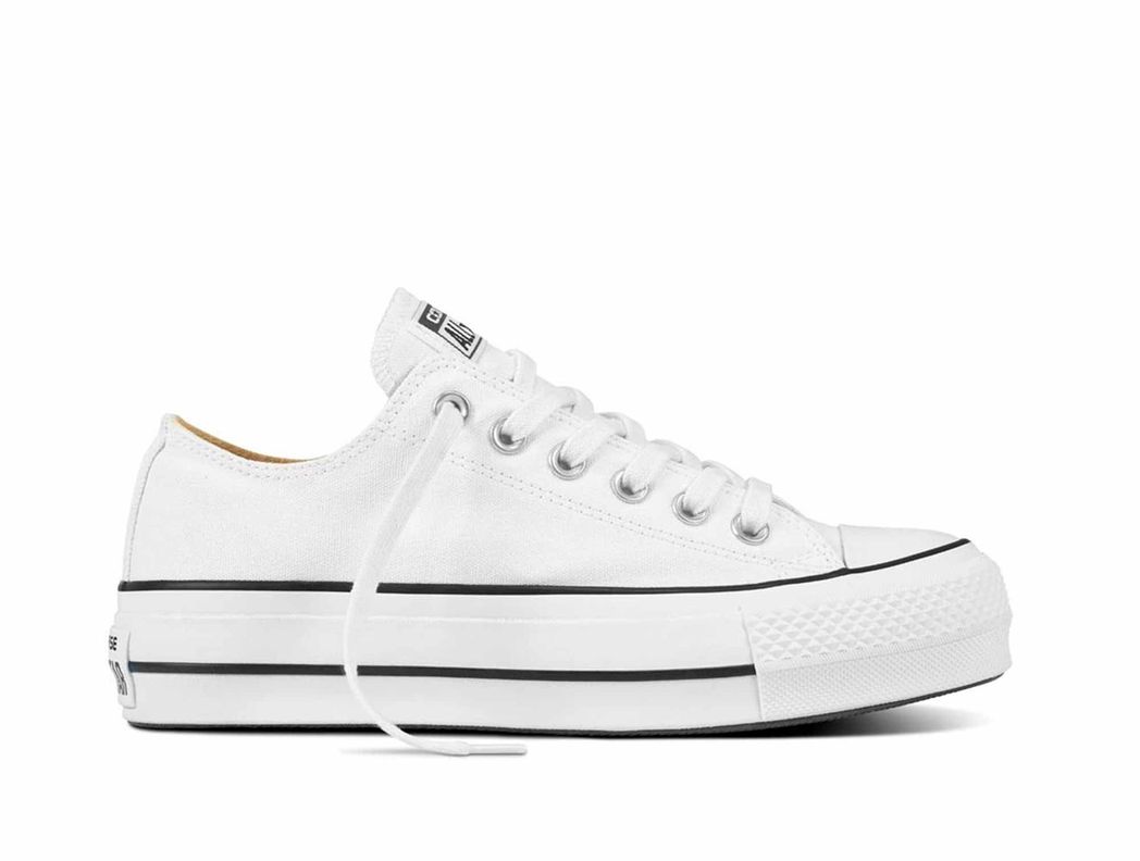 Zapatilla Converse Chuck Taylor Plataforma Mujer Blanco-0