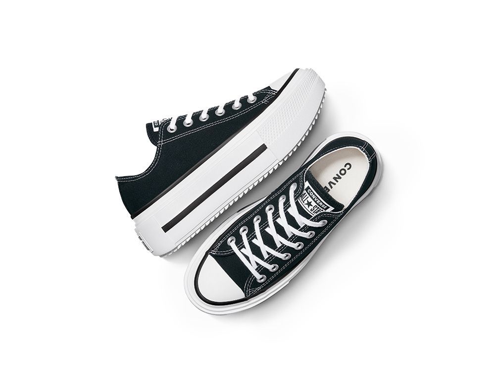 Zapatilla Mujer Converse Chuck Taylor Double Stack Negro-3