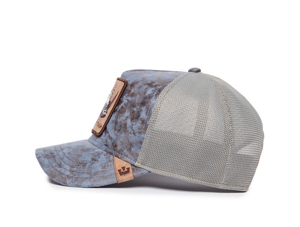 Jockey Trucker Goorin Bros Storm Stallion Unisex Gris-3