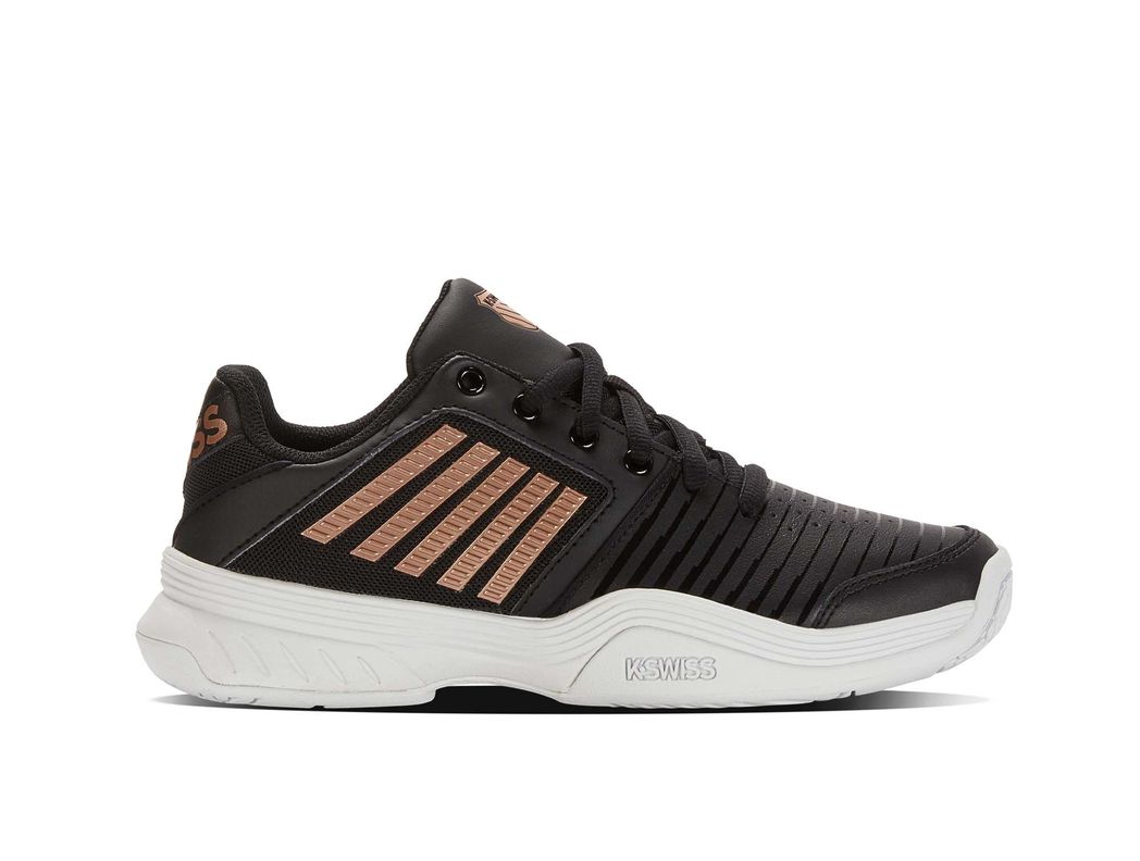 Zapatilla Kswiss Court Express Mujer Negro-0