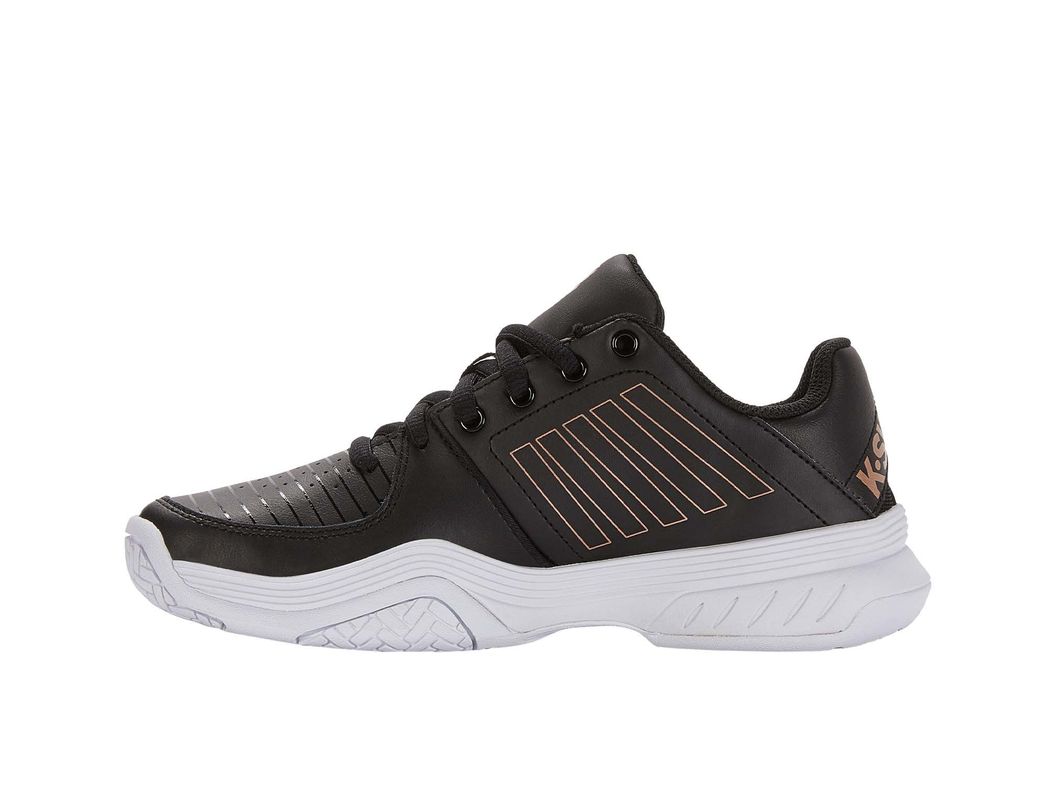 Zapatilla Kswiss Court Express Mujer Negro-3