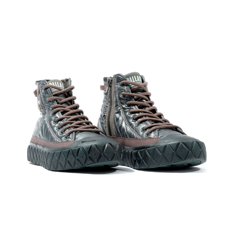 Zapatilla Mujer Palladium Palla Ace Re-Qulit Gris-1
