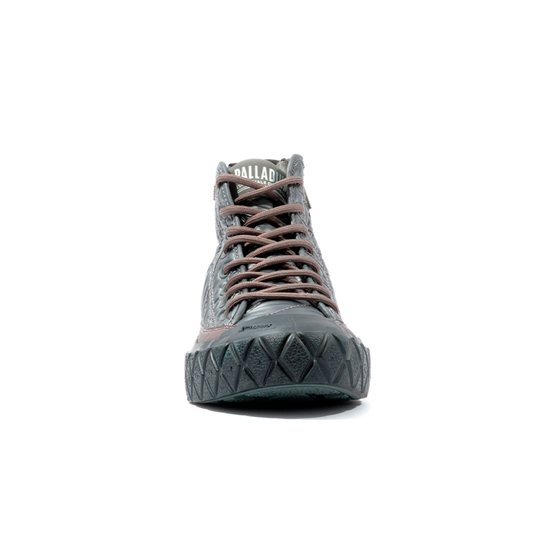 Zapatilla Mujer Palladium Palla Ace Re-Qulit Gris-2