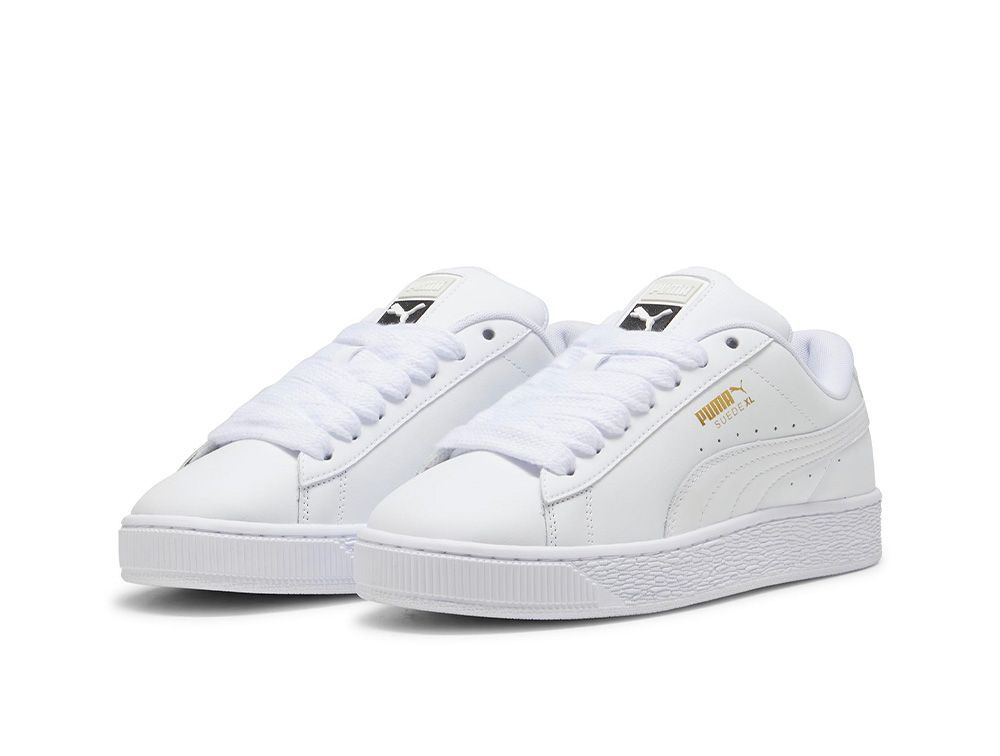 Zapatilla Puma Suede Xl Unisex Blanco-4