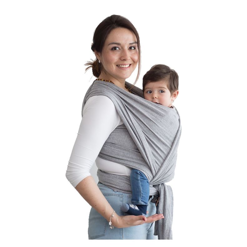 Fular Semielasticado Gris-0