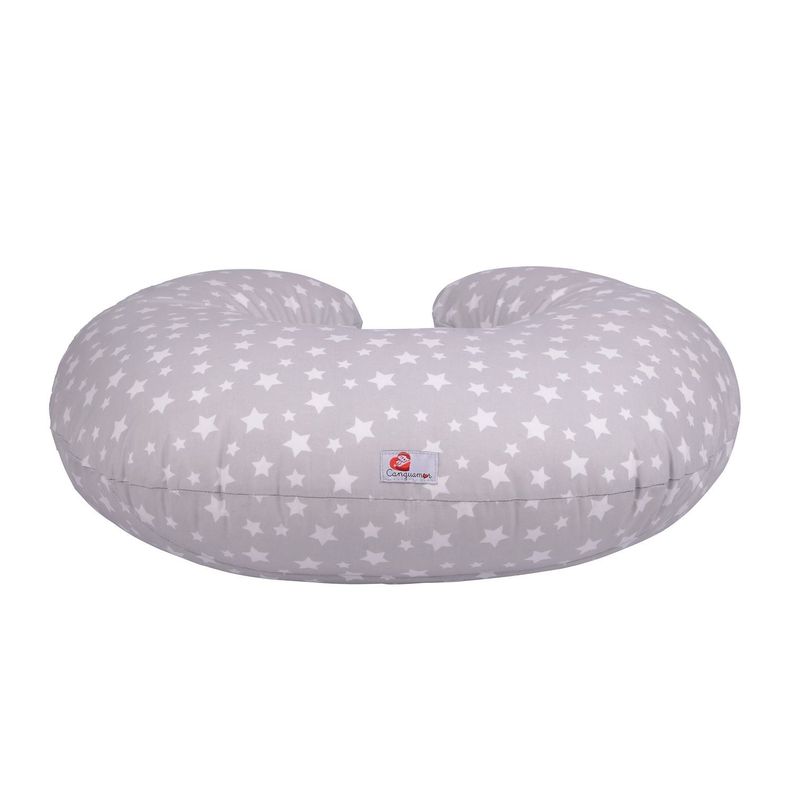 Cojín De Lactancia Estrellas Gris-1