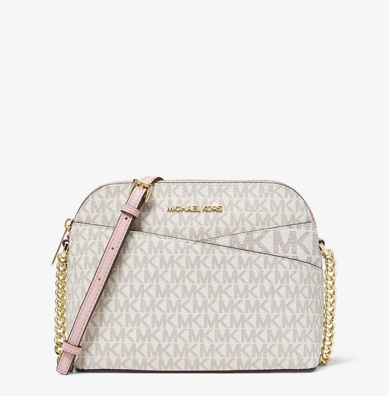 Crossbody Michael Kors Jet Set Travel Vainilla Rosa-0