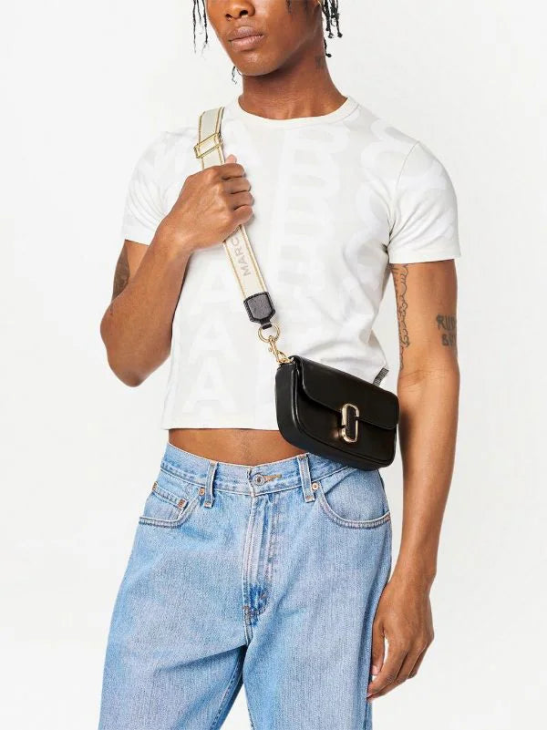 Cartera Marc jacobs Soft Shoulder Bag Black Small-5