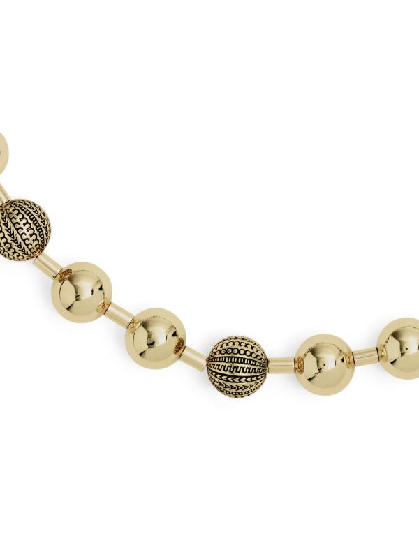 Collar Marc Jacobs Monogram Ball Chain Necklace-0