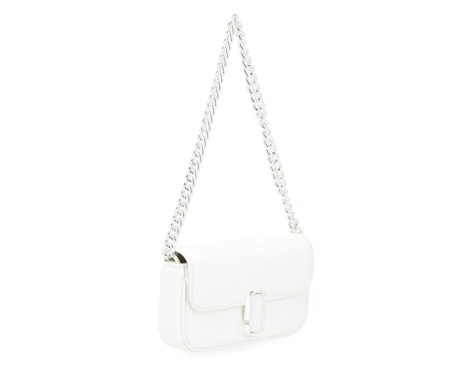 Cartera Marc Jacobs The Shoulder White Silver-0