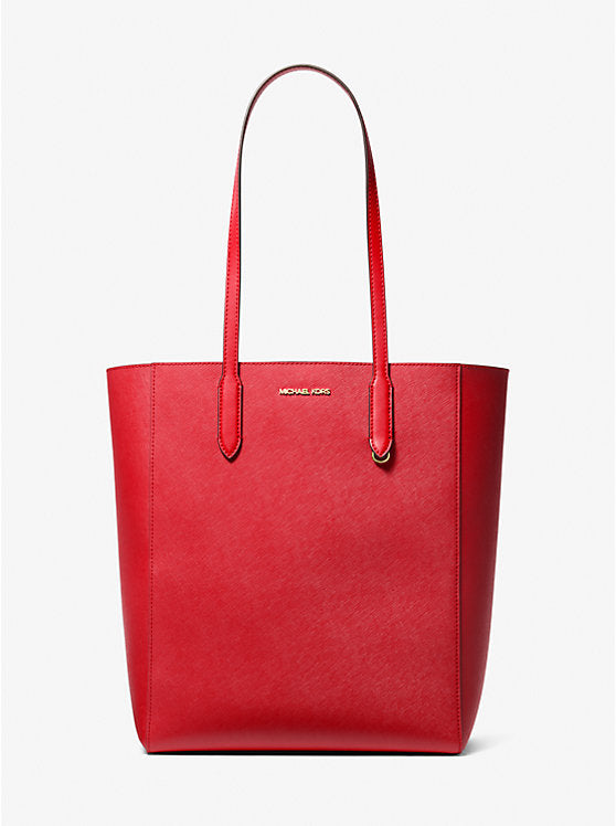 Cartera Tote Michael Kors Vincent Bright Red Rouge Vif-0