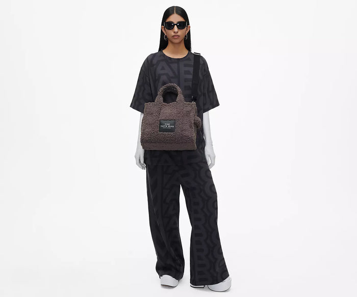 The Teddy Medium Tote Bag Marc Jacobs Grey-0