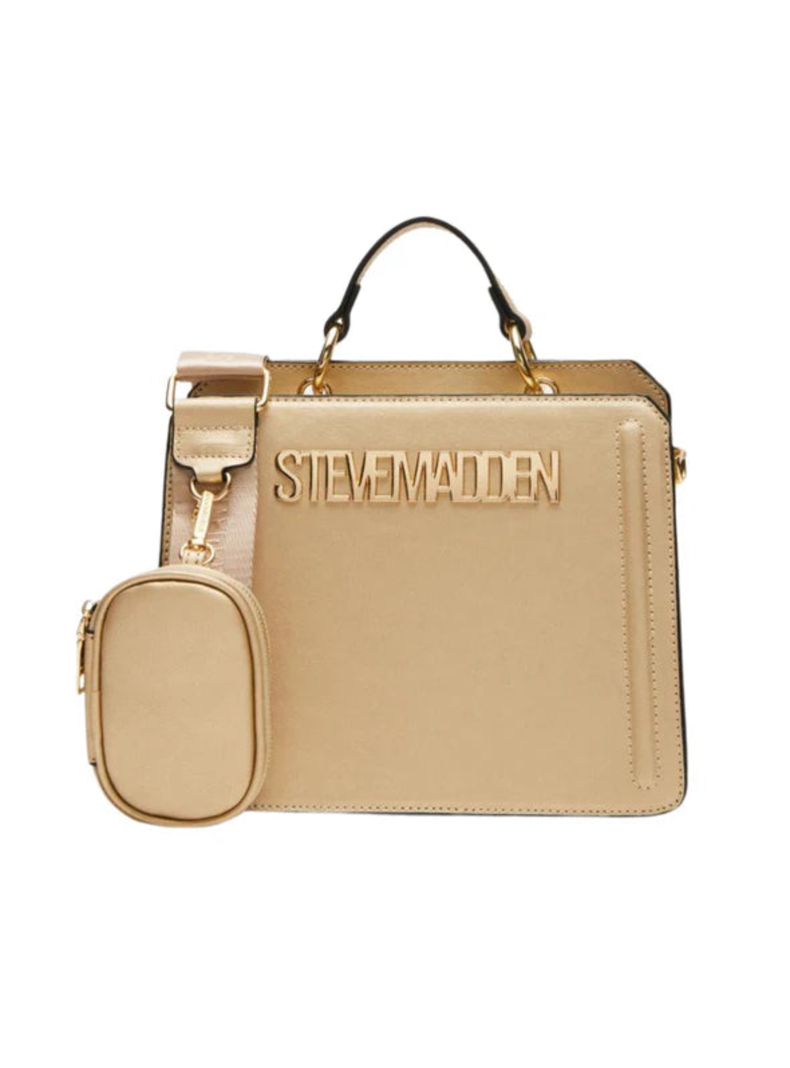  Cartera Steve Madden Gold Bevelyn-0