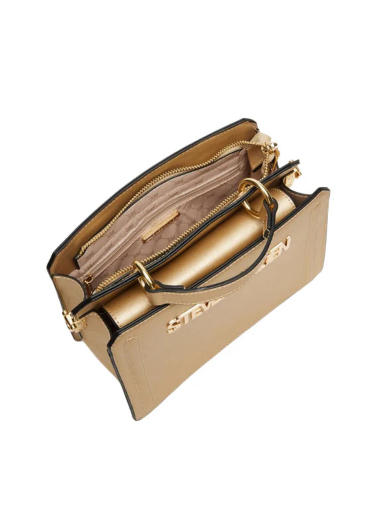  Cartera Steve Madden Gold Bevelyn-2