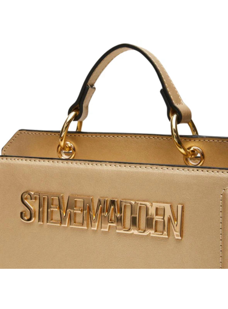  Cartera Steve Madden Gold Bevelyn-4