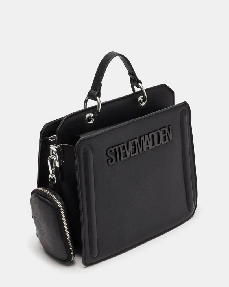 Cartera Steve Madden Black Bevelyn-3