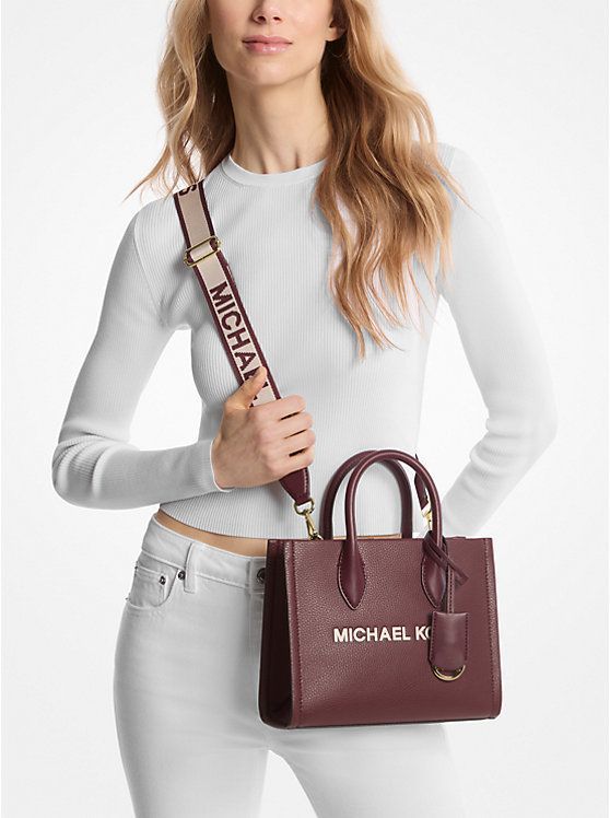 Tote Michael Kors Mirella Small Oxblood-2