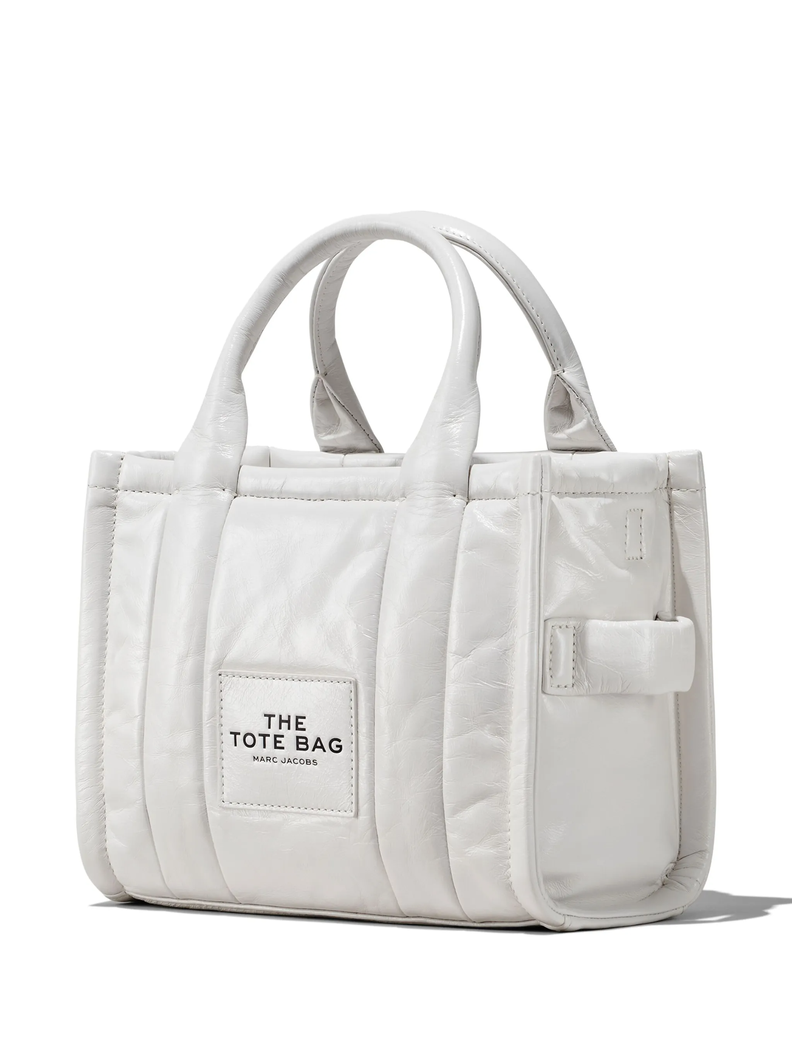 The Leather Tote bag Marc Jacobs Small White-0
