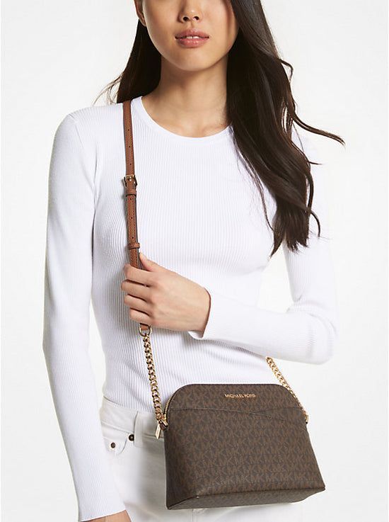 CROSSBODY MICHAEL KORS JET SET TRAVEL XCROSS BROWN-1