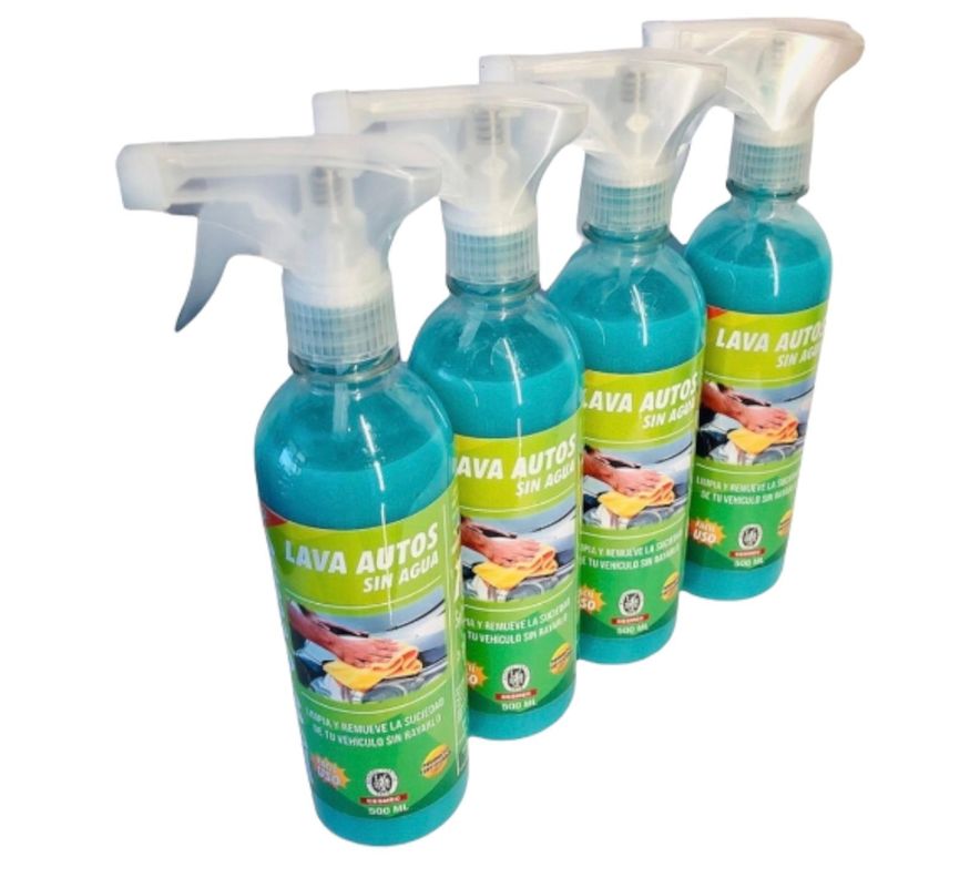 Pack 4 Zeroclean Lava Autos Sin Agua-0