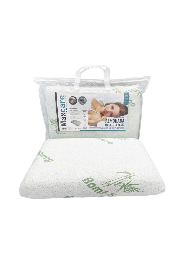 Almohada Viscoelastica Clasica Bamboo 63x40x10-2