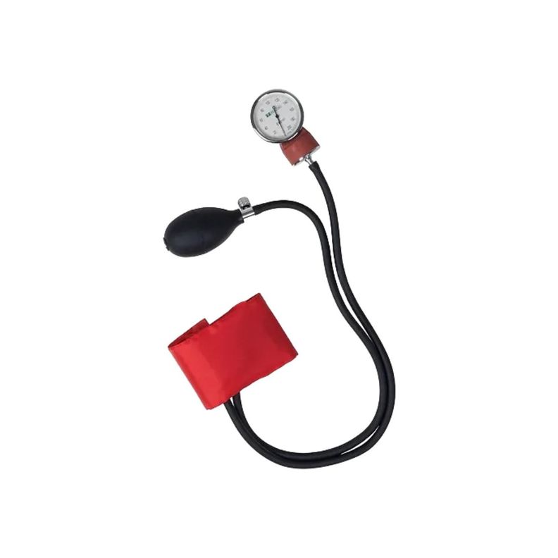 Tensiómetro Esfigmomanómetro Aneroide Pediátrico Rojo-1